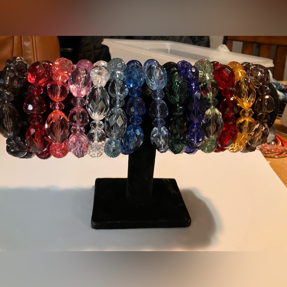 Lot of chunky bracelets